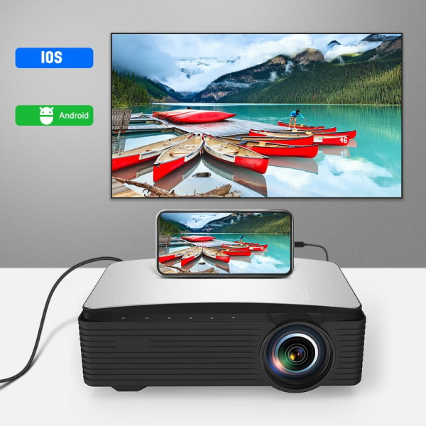projector YG650 LED SMART mobile connection